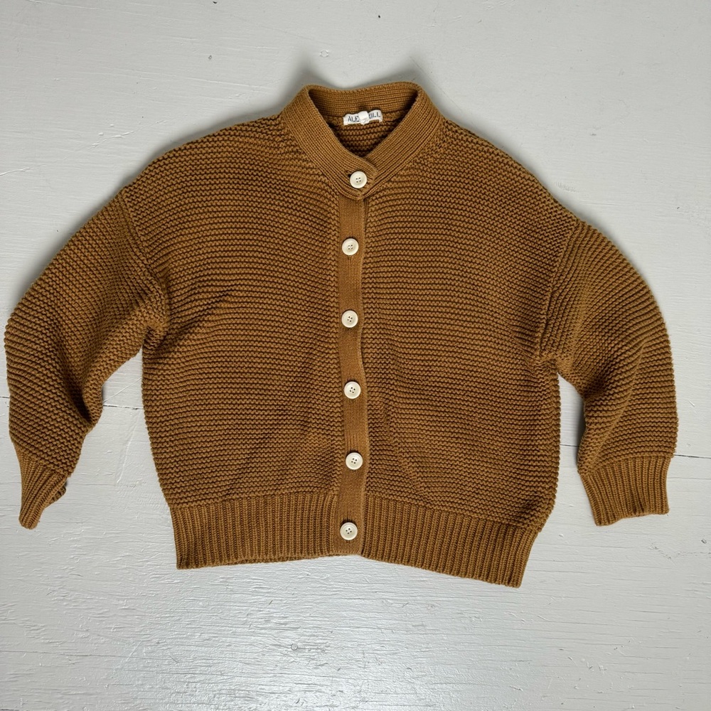 Alex Mill Nico Cardigan in Golden Khaki